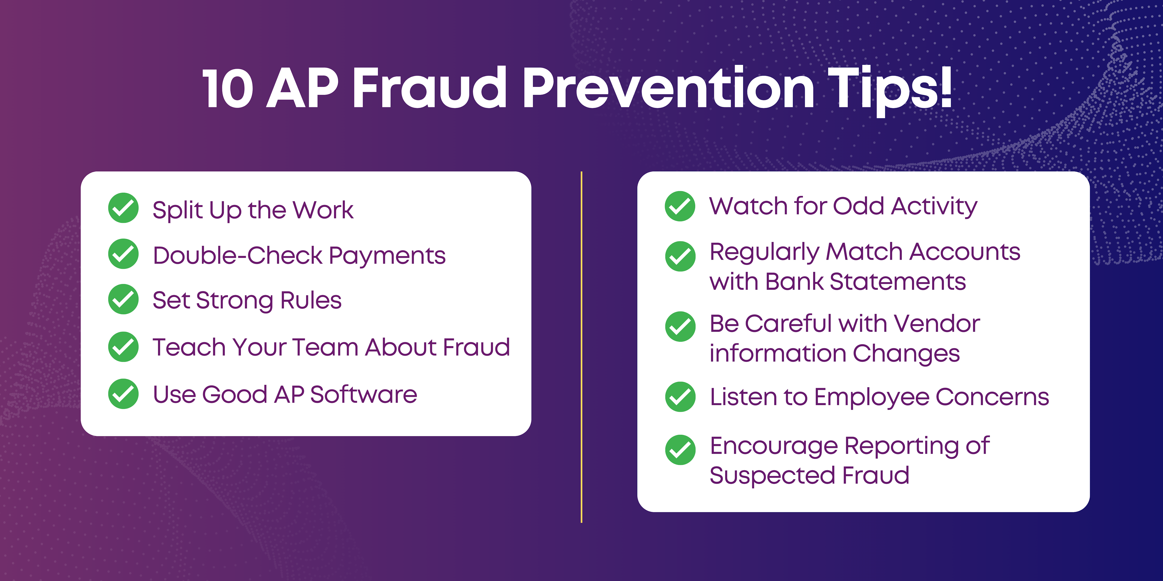 10 Accounts Payable Fraud Prevention Tips
